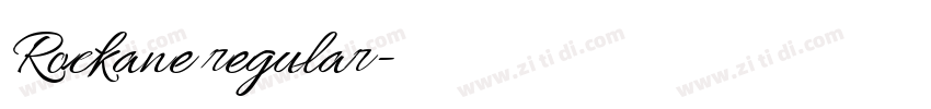 Rockane regular字体转换 Rockane regular字体转换
